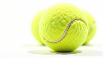 Close-Up Of Three Tennis Balls photo