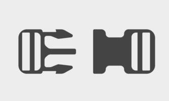 Buckle Up Icon Iilustration on white background vector