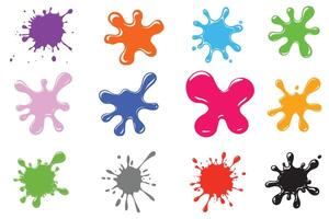Paint Splatter EPS Bundle . vector