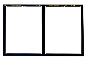 Medium format color film frame.With white space.copy space.image space. png