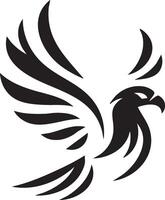 Logo of Elegant Eagle Wings Open Modern Symbol Design Idea vector