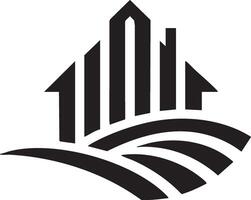 Logo of Modern Architecture and Building Design Trend Ideas 2024 vector