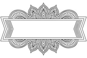 Boho pattern for background, decorations,banner,coloring vector