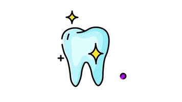 Animated Hygiene is key to a sparkling smile with this tooth. video