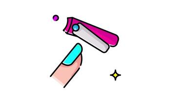 Animated Hygiene is paramount when it comes to fingernail clipping. video