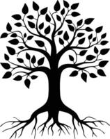 silhouette Tree Design Icon Image And Photo vector