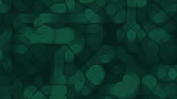 Dark green geometric background with polygonal mosaic effect and soft lighting Perfect for modern design digital branding luxury themes and events like St Patricks Day business and tech visuals video