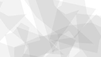 Gray abstract background with overlapping polygons video