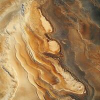 Undulating Desert Landscape Captured in Aerial Perspective photo