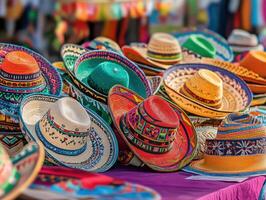 Traditional Festival with Vibrant Colors photo