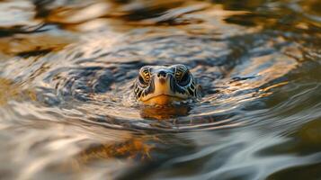 Turtles Trek in Transparent Waters photo
