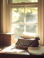 Old Writers Machine in Radiant Room photo