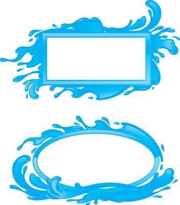 Water Abstract Frames
