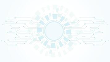 Modern technology background featuring abstract digital circuits and circular interface design ideal for tech themes and presentations without using special characters vector