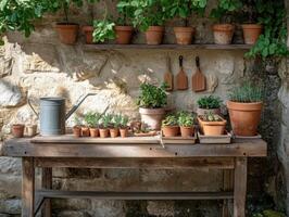 Rustic Retreat Designed as Garden Potting Workshop Sanctuary photo