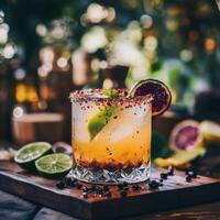 Assorted Ingredient Tequila Mix photo
