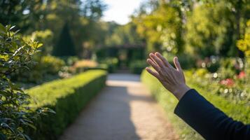Friendly Wave in Open Air Environment photo