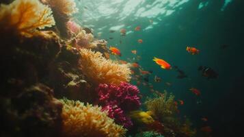 Living Coral Reefs with Ocean Life photo