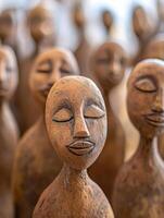 Emotional Terra Cotta Sculptures photo