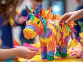 Pinata Making in a Creative Setting photo