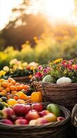 Tubs Overflowing with Garden Yield photo