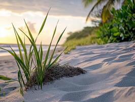 Morning Light on Turtle Nests photo