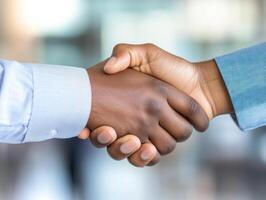 Handshake Signifying Business Accord photo