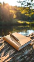 Natural Setting with Notepad photo