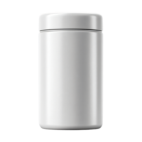 Minimalistic White Container for Storage or Packaging with a Smooth Surface Finish png
