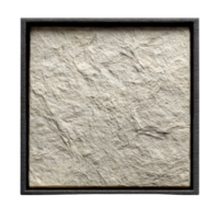 Textured Natural Paper in Dark Frame Showing Unique Patterns and Earthy Tones png