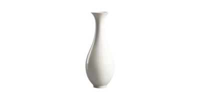 Elegant Ceramic Vase. Minimalist Home Decor And Interior Design Isolated On Transparent Background png