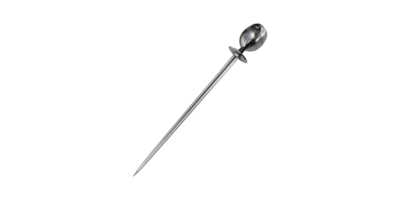 Stainless Steel Skewer For Grilling And Cooking. Essential Bbq Tool For Meat And Vegetables Isolated On Transparent Background png