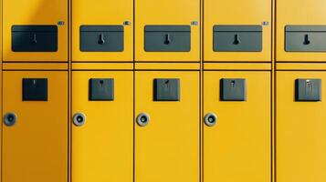 Protected School Storage with Numeric Lock photo