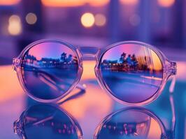 Sunset Mirage in Sunglasses photo