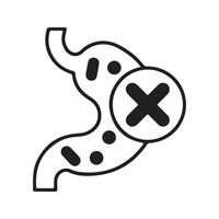 Digestive Problem Icon vector