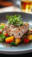 Tuna with Lively Vegetables photo