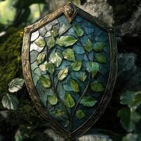 Foliage Driven Green Protective Shield photo