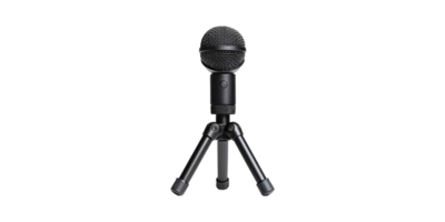 Microphone Tripod Stand. Ideal For Podcasting And Audio Recording Isolated On Transparent Background png