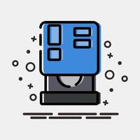 Icon cd room. Computer components elements. Icon in MBE style. vector