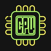 Icon processor. Computer components elements. Icon in neon style. vector