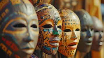 Cultural Event Highlights African Masks photo
