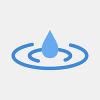 Icon holy water. Buddhism and vesak elements. Icon in flat style. vector