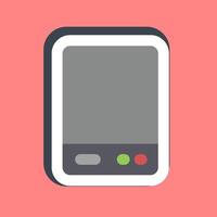 Sticker external hard drive. Computer components elements. vector