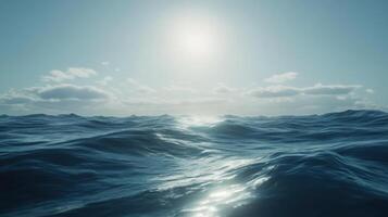 Tranquil Seascape Featuring Calm Flowing Waters photo