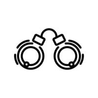 Cufflink icon line design template isolated illustration vector