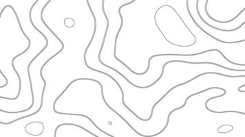 Minimal Topographic Contour Line Background. Abstract Elevation Map Pattern Design vector