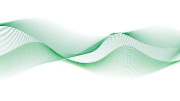 Minimalist Flowing Wave Pattern with Smooth Curves vector