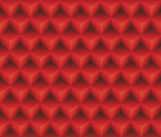 Red geometrical cubes seamless pattern abstract background vector