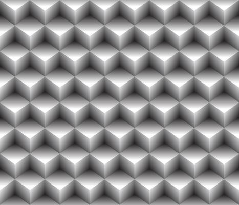 grey geomatrical cubes seamless pattern abstract background