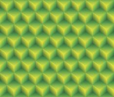 Green geometrical cubes seamless pattern abstract background vector